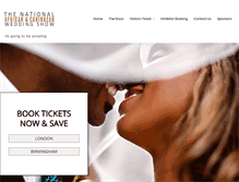 Tablet Screenshot of nationalacweddingshow.com